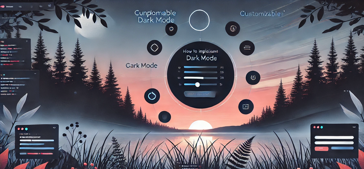 How to Implement Dark Mode and Customization in Web Design